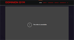 Desktop Screenshot of dominiongym.com