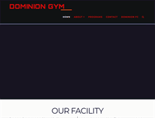 Tablet Screenshot of dominiongym.com